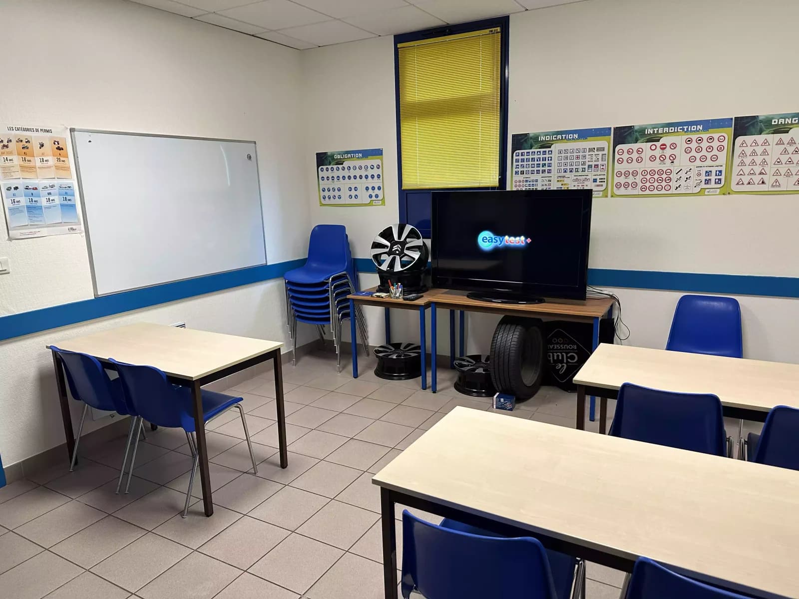Salle de code de l'auto-école
